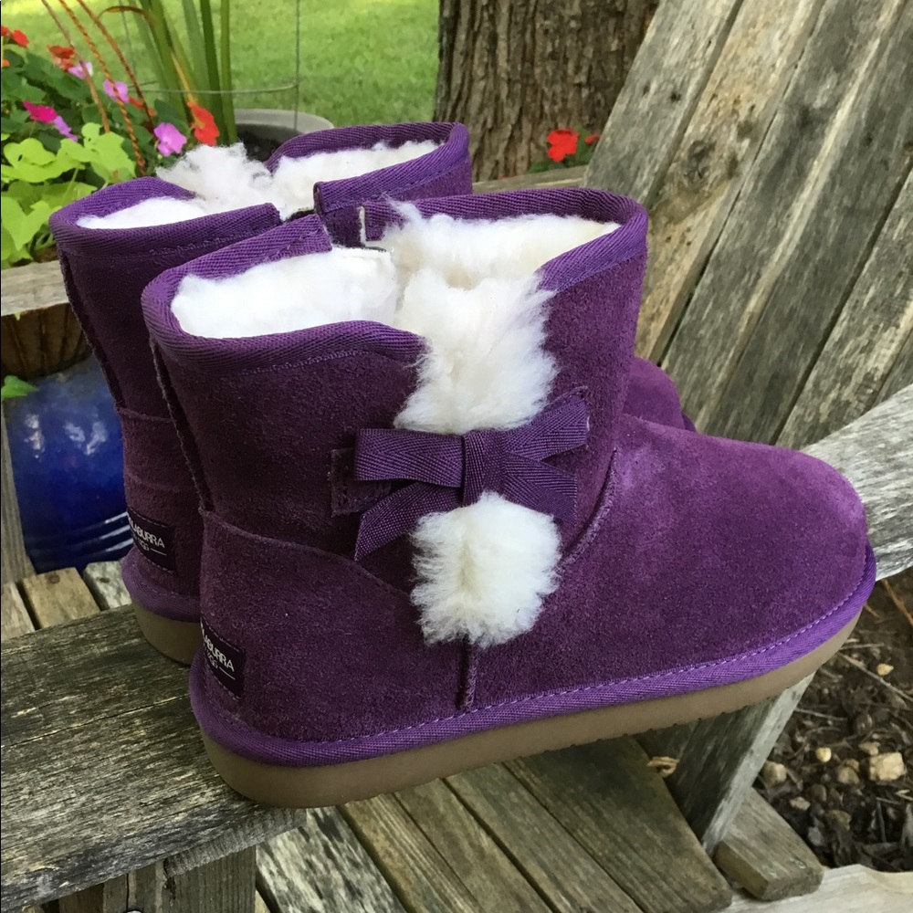 Koolaburra by UGG K Victoria Mini Purple Suede Boots                  NWT